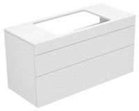 Keuco Waschtischunterbau Keuco Waschtischunterbau Edition 400 31572, 2 Auszüge, anthrazit/anthrazit,450, 31572390001