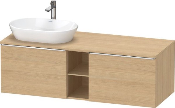 Duravit D-Neo Konsolenwaschtischunterbau wandhängend Natur Eiche Matt 1400x550x459 mm - DE4950L10300