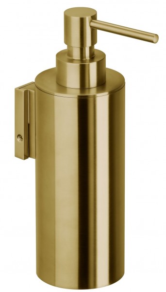 Herzbach Design iX Seifenspender wandhängend Edelstahl Brass, 21.811000.1.41