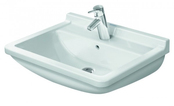 Duravit Starck 3 Waschtisch Weiß Hochglanz 600 mm - 0300600000