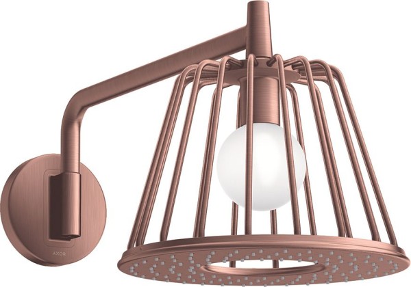 Hansgrohe Kopfbrause Axor Nendo m.Brausearm Brushed Red Gold