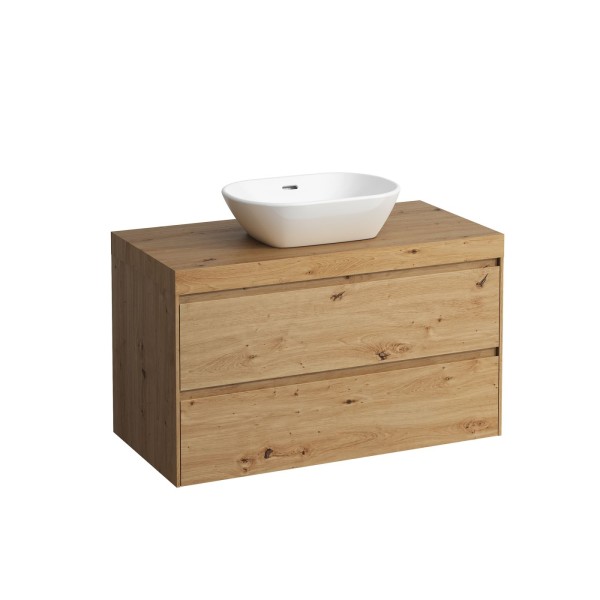 Laufen Waschtischunterschrank und Waschtisch-Platte LANI 495x985x580