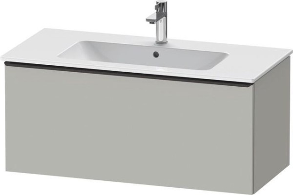 Duravit D-Neo Waschtischunterbau wandhängend Betongrau Matt 1010x462x440 mm - DE42630BD070000