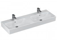 VitrA Nuo Doppelaufsatzwt VitrA Nuo Doppelaufsatzwt Options 1300 x, 440 mm mit Überlauf weiss, 4433B003-0631