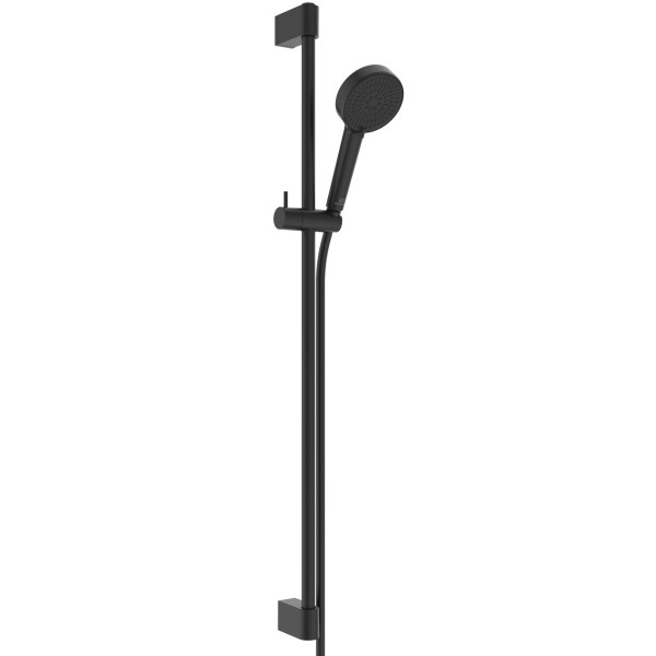 Ideal Standard Brausekombination Idealrain 944mm, 2-fach-Handbrause d:100mm 8l, Silk Black, BE414XG
