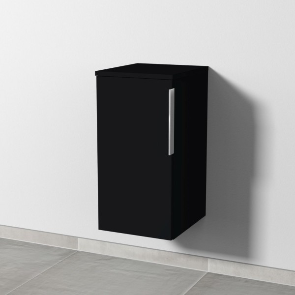 Sanipa 3way Unterschrank mit 1 Tür, Schwarz-Matt, UF13608