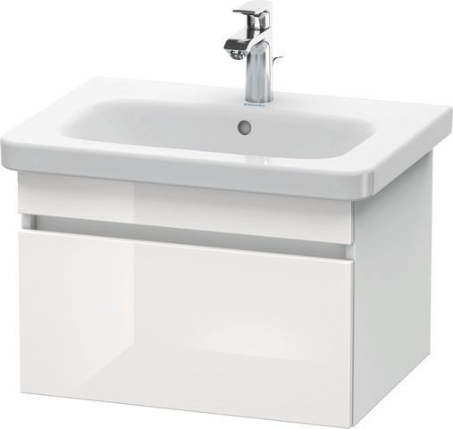 Duravit DuraStyle Waschtischunterbau wandhängend Weiß Hochglanz & Matt 580x448x398 mm - DS638002218