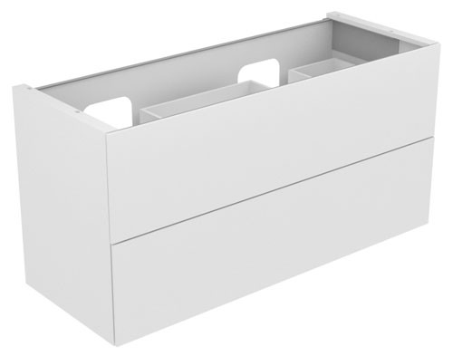 Keuco Waschtischunterschrank Edition 11 31264, 2 Front-Auszüge Bel., cashmere/Glas cashmere, 3126418