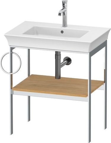 Duravit White Tulip Metallkonsole 684x450x760 mm - WT4543LH5H5