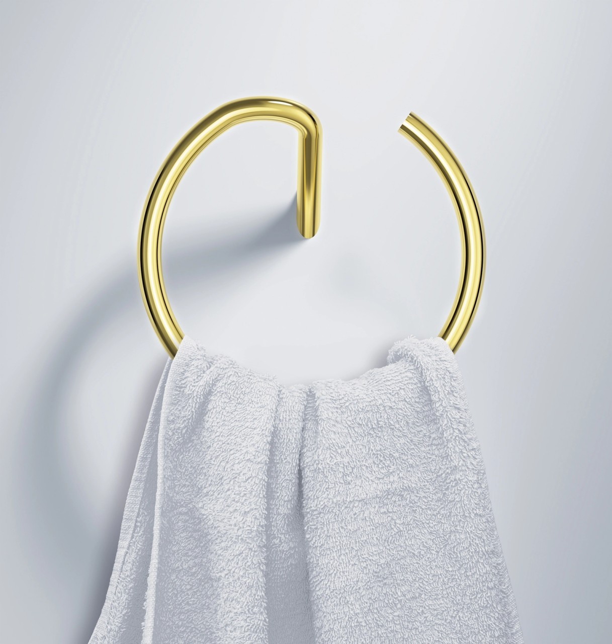 Neuesbad Serie 600 Handtuch-Ring , Oberfläche: gold NB1ADI_Z6111