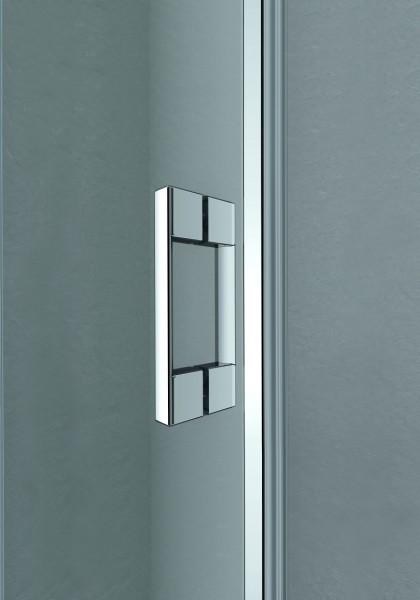 Kermi Eck-Halbteil rechts Liga 2CR 1230x1850, silber hochglanz, ESG klar, LI2CR12318VAK