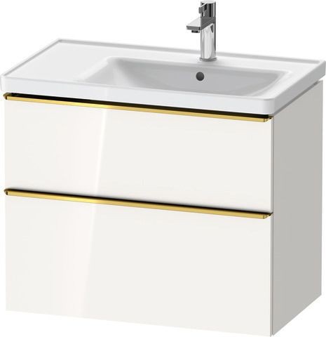 Duravit D-Neo Waschtischunterbau wandhängend Weiß Hochglanz 784x452x625 mm - DE4358034220000