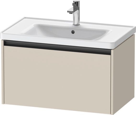 Duravit Ketho.2 Waschtischunterbau wandhängend Taupe Supermatt 784x455x440 mm - K25083083830000