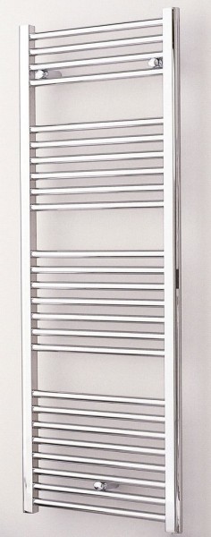 Neuesbad.de Badheizkörper gerade 1868 x 600 mm, chrom, mit Mittelanschluss