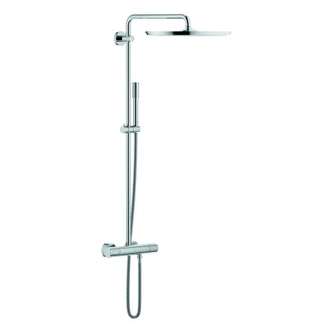 GROHE Duschsystem Rainshower 27174 mit THM Kopfbr. Jumbo Sena Handbrause chrom