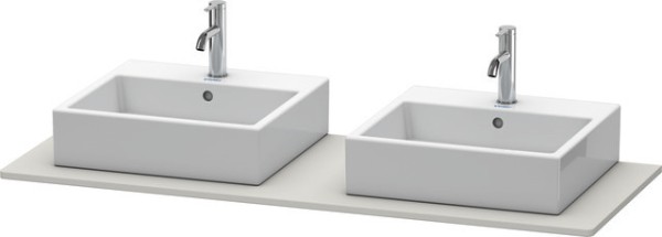 Duravit XSquare Konsole Betongrau Matt 1400x550x16 mm - XS063GB0707