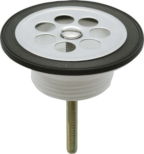 KWC Aquarotter Siebablaufventil, RONDA, G1 1/4B, Kunststoff, Siebplatte Edelstahl, 2000100854