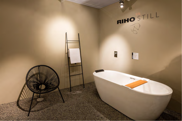 Riho freistehende Badewanne INSPIRE 180x80 cm, weiß, B085001005