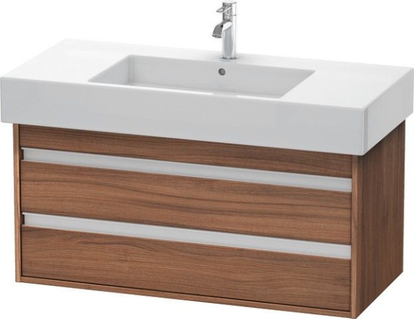 Duravit Ketho Waschtischunterbau wandhängend Nussbaum Matt 1000x455x480 mm - KT664107979