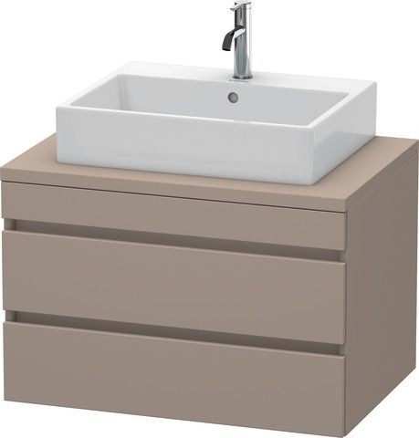 Duravit DuraStyle Konsolenwaschtischunterbau wandhängend Basalt Matt 800x548x512 mm - DS531704343