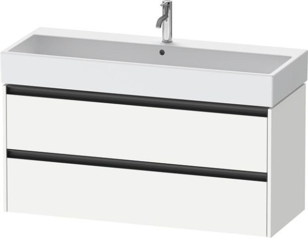 Duravit Ketho.2 Waschtischunterbau wandhängend Weiß Matt 1184x460x549 mm - K25279018180000