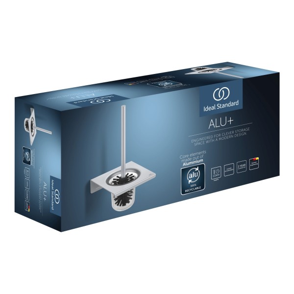 Ideal Standard WC-Bürstengarnitur Alu+ Silver, BD593SI