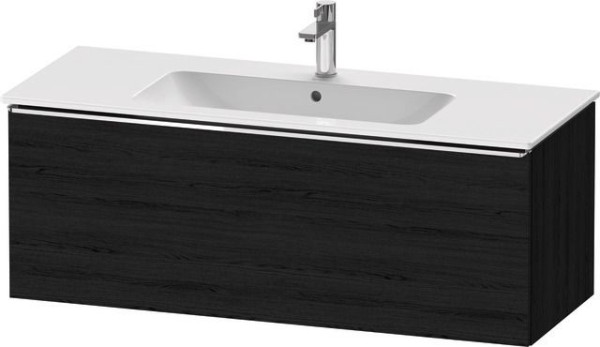 Duravit D-Neo Waschtischunterbau wandhängend Eiche Schwarz Matt 1210x462x440 mm - DE4264010160000
