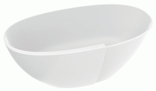 Zicco Exeo freistehende Badewanne 1628x872x620 mm