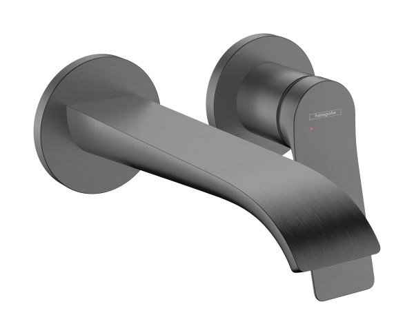 Hansgrohe Vivenis Einhebel-Waschtischmischer Unterputz für Wandmontage mit Auslauf 19,2 cm, Brushed