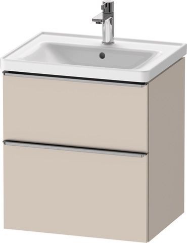 Duravit D-Neo Waschtischunterbau wandhängend Taupe Matt 584x452x625 mm - DE4359070910000