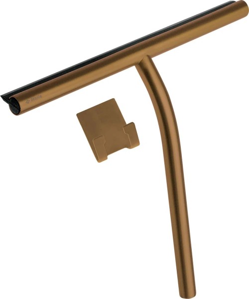 Neuesbad Serie 600 Glasabzieher mit Haken mit 3M Kleber, bronze gebürstet