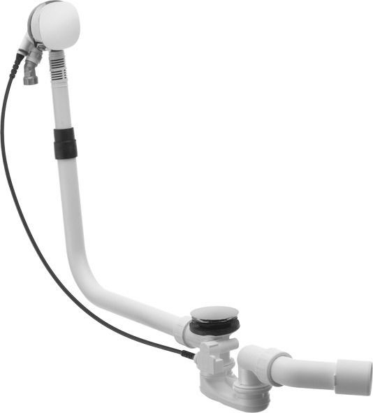 Duravit Ab- und Überlaufgarnitur mit Zulauf Chrom 320x80x565 mm - 791274000001000