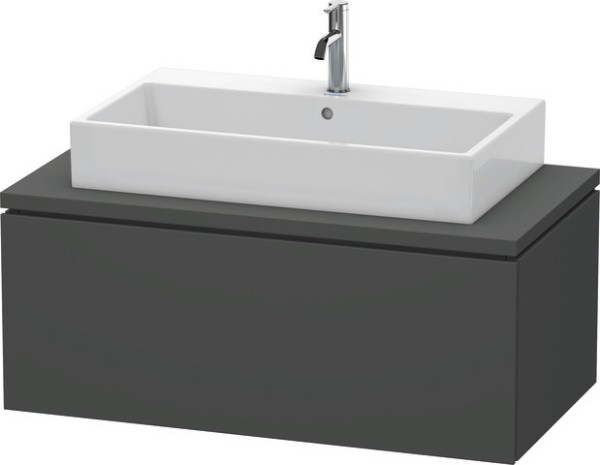 Duravit L-Cube Konsolenwaschtischunterbau wandhängend Graphit Matt 1020x547x400 mm - LC581404949