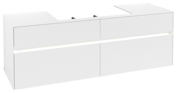 Villeroy & Boch Waschtischunterschrank Collaro C028B0 1600x548x500mm mit Beleuchtung