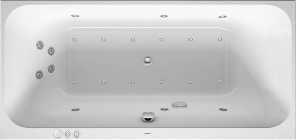 Duravit Happy D.2 Whirlwanne Weiß 1900x900 mm - 760315000CP1000
