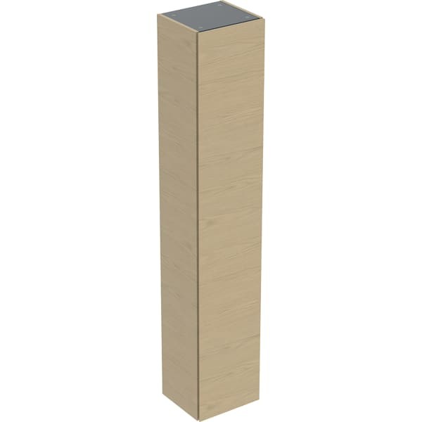 Geberit Renova Plan Hochschrank mit einer Tür: 33x180x29.8cm, Eiche natur / Melamin, 504045PS1