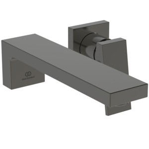 Ideal Standard Wand-Waschtischarmatur Extra Ausladung 210mm Magnetic Grey, BD510A5