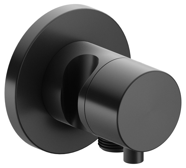 Keuco Absperrventil IXMO Comfort 59541,rund Schlauchanschl./Brauseh.Schwarzchrom geb,59541131201