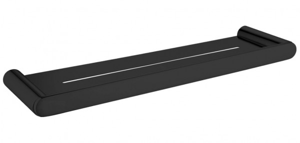 Neuesbad Serie 20 Ablage, Wandmontage, schwarz matt, Material Messing