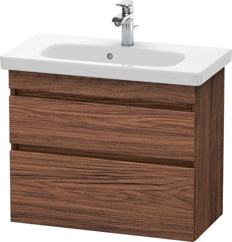 Duravit DuraStyle Waschtischunterbau wandhängend Nussbaum dunkel Matt 730x368x610 mm - DS649902121