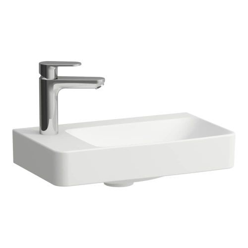 Laufen Pro X Handwaschbecken Compact 81586.5 Hahnlochbank links