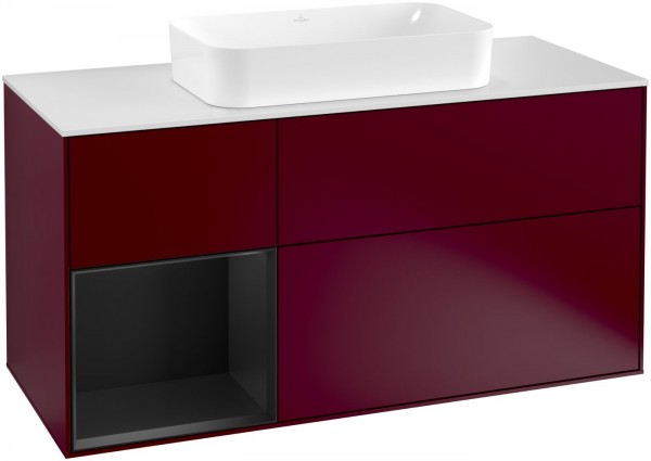 Villeroy & Boch Waschtischunterschrank Finion F29 1200x603x501mm WT mittig, F291PDHB