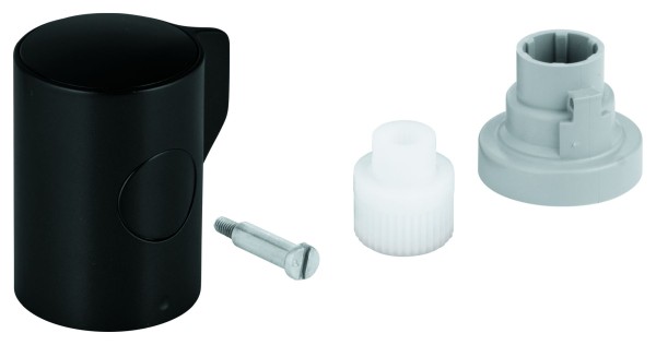 GROHE Absperrgriff 47980 mit Spartaste für Grohtherm 800 matt black, 479802430
