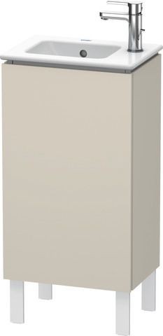 Duravit L-Cube Waschtischunterbau bodenstehend Taupe Supermatt 420x294x704 mm - LC6273L8383