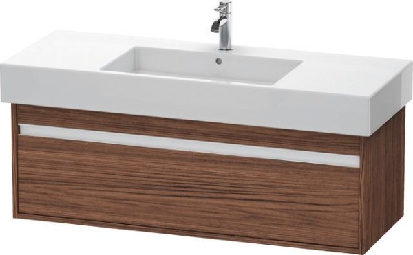 Duravit Ketho Waschtischunterbau wandhängend Nussbaum dunkel Matt 1200x455x410 mm - KT669202121