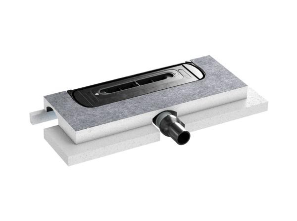 Dallmer Ablaufgehäuse DallFlex Plan EPS-montiert, DN 40, 539311