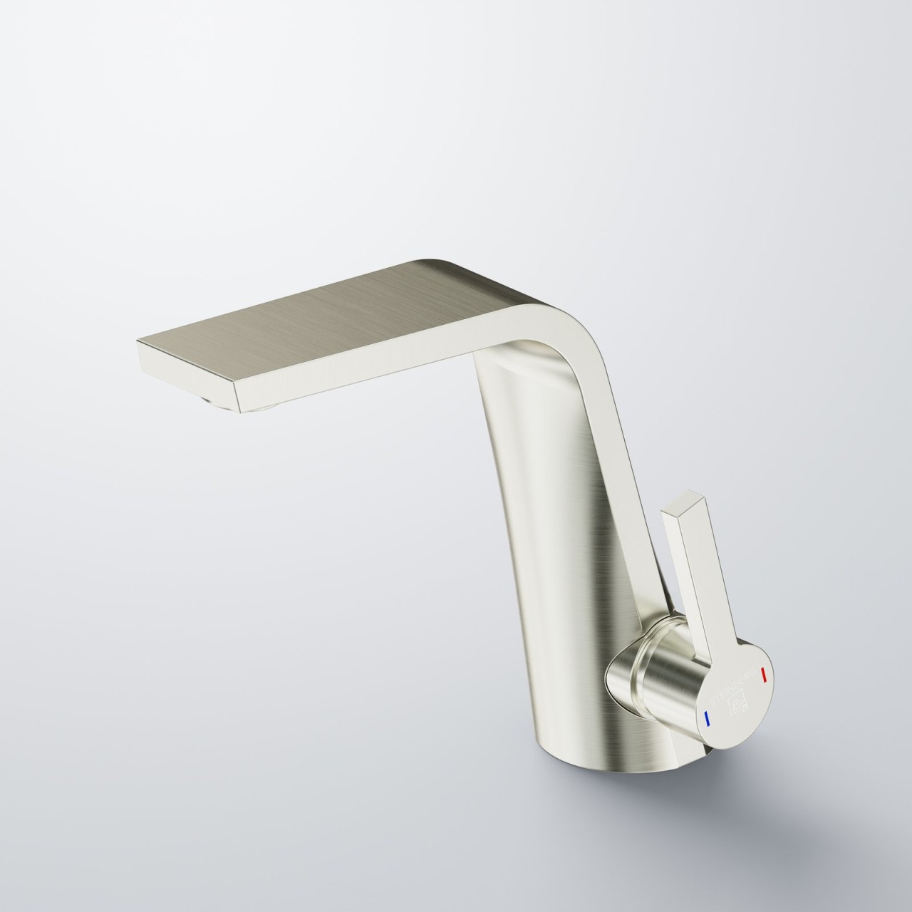 Steinberg Waschtischarmatur, ohne Ablaufgarnitur 1 1/4", brushed nickel, 26010101BN 26010101BN