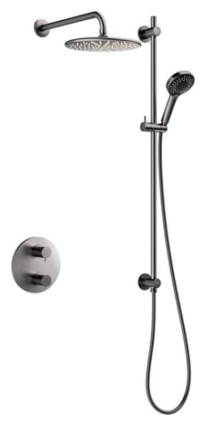 Damixa Silhouet SR 1 - Unterputz Duschsystem, Graphit PVD, 571285500