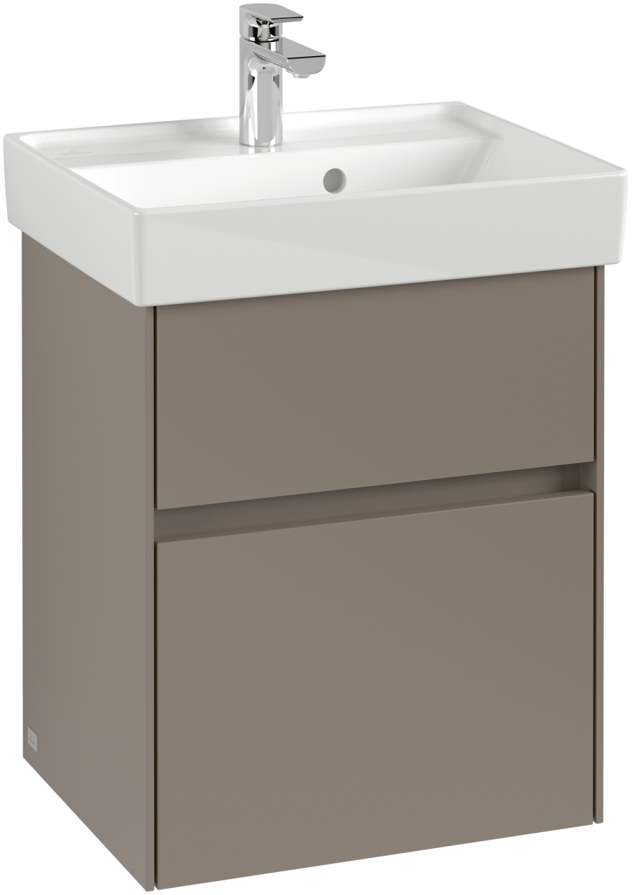 Villeroy & Boch Waschtischunterschrank Collaro 460x546x374mm 2 Ausz. Waschbecken mittig Marine Blu C00600VQ