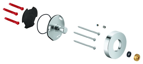 GROHE Brausestangenhalter 48279 hard graphite, 48279A00